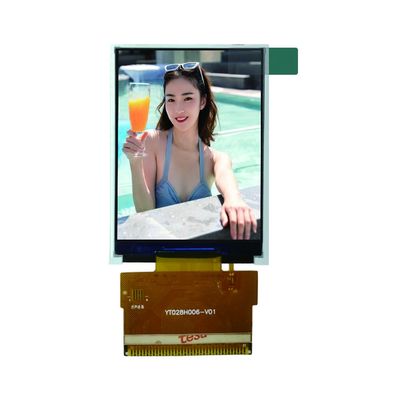 Goede prijs. LCD-scherm met een kleinscherm van 2,8 inch, TN-verticaal scherm, TFT-scherm met een resolutie van 240 * 320, MCU-interface geschikt voor het display van instrumenten en meters online